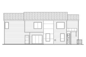 Modern House Plan #035-00669 Elevation Photo