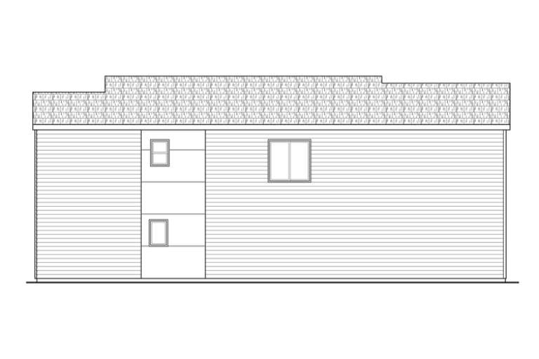 Modern House Plan #035-00669 Elevation Photo