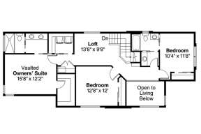 Floorplan 2 for House Plan #035-00669