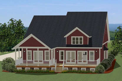 Farmhouse House Plan #6849-00011 Elevation Photo