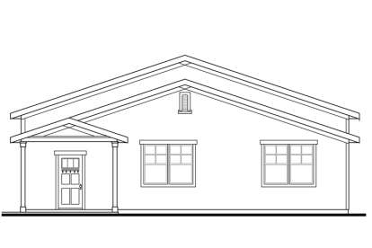 Country House Plan #035-00676 Elevation Photo