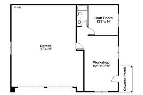 Floorplan 1 for House Plan #035-00676