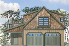 Craftsman House Plan #035-00677 Elevation Photo