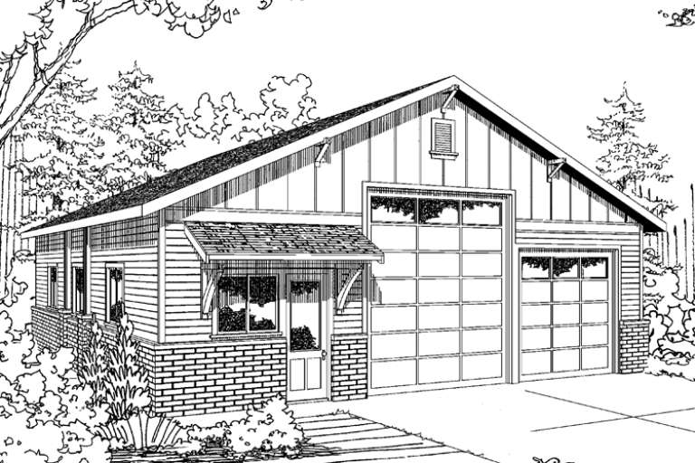 Country House Plan #035-00679 Elevation Photo