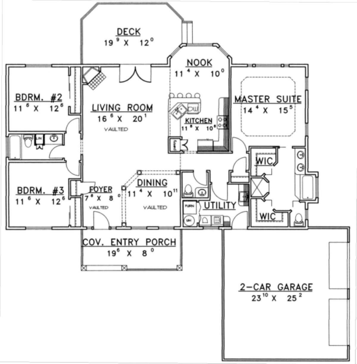 Floorplan for House Plan #039-00339