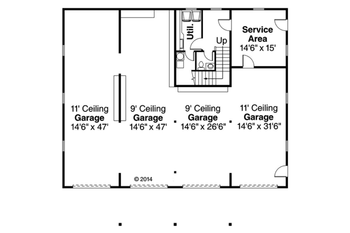 Floorplan 1 for House Plan #035-00682