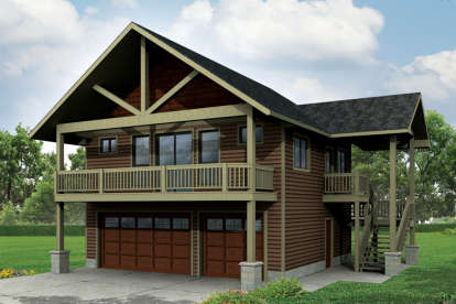 Craftsman House Plan #035-00683 Elevation Photo