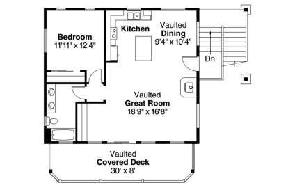 Floorplan 2 for House Plan #035-00683
