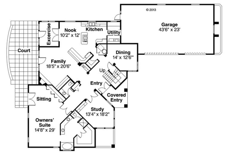 House Plan House Plan #16748 Drawing 1