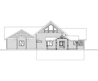 Vacation House Plan #039-00340 Elevation Photo