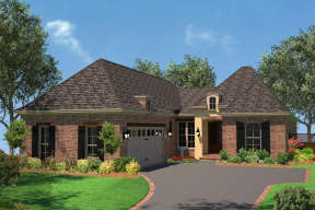 European House Plan #041-00098 Elevation Photo