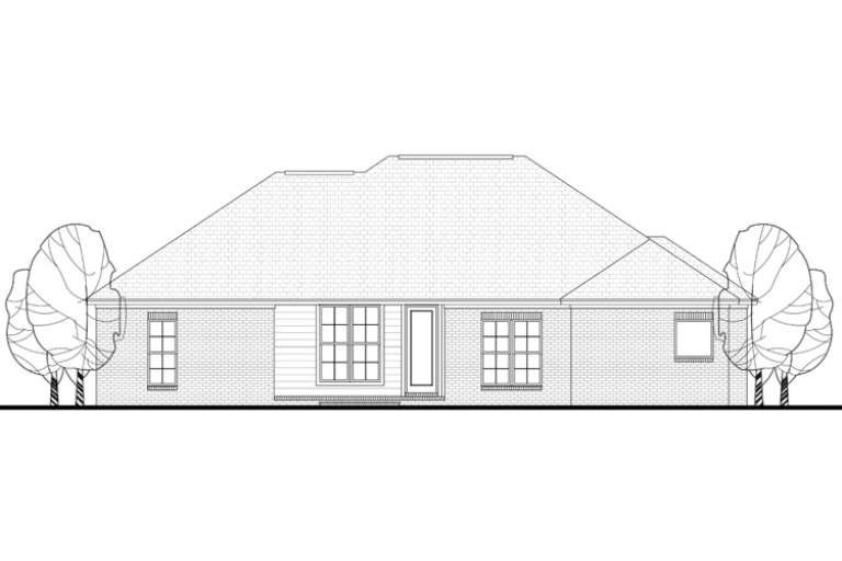 French Country House Plan #041-00101 Elevation Photo