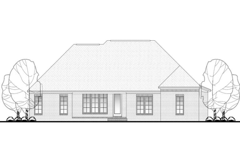 French Country House Plan #041-00104 Elevation Photo