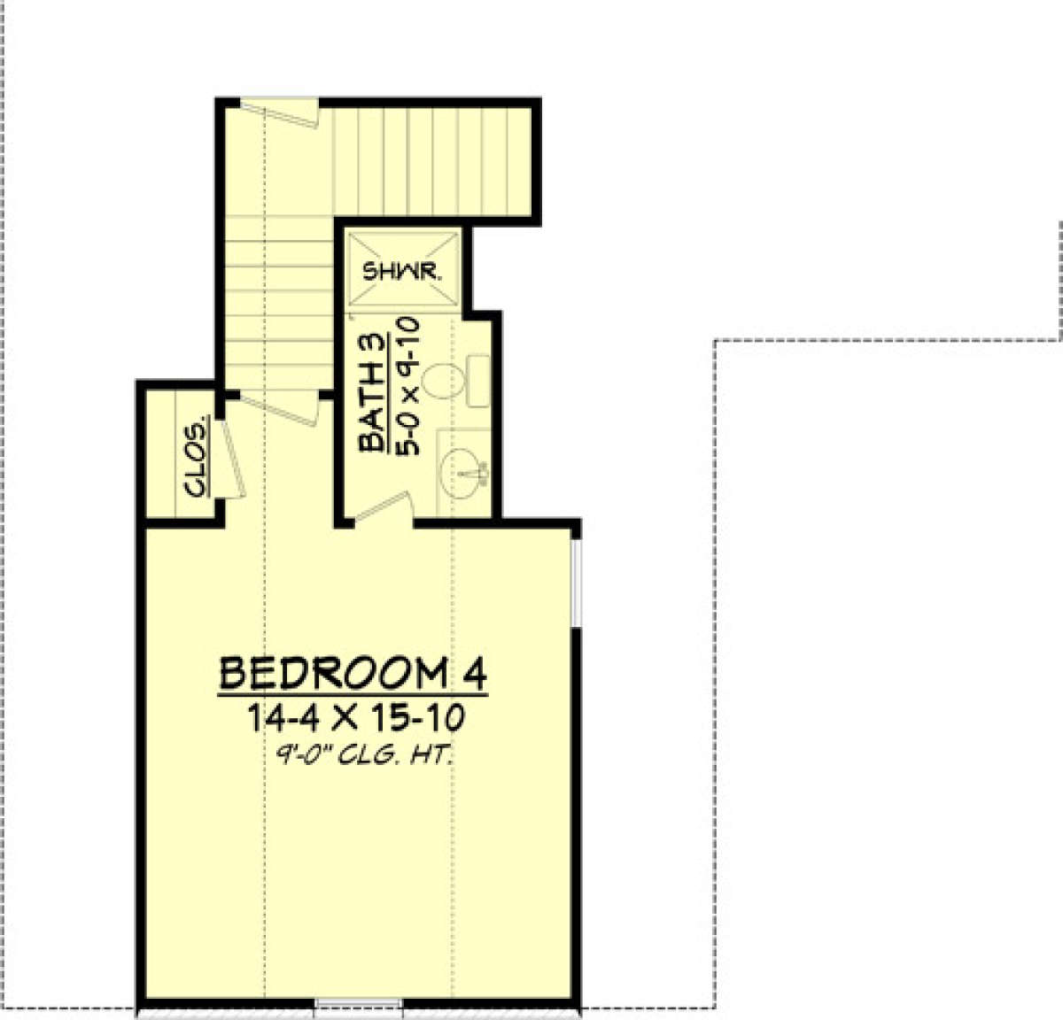 Second Floor for House Plan #041-00104
