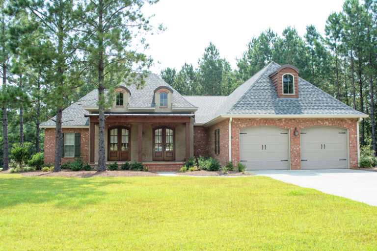 French Country House Plan #041-00105 Elevation Photo