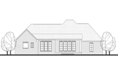 French Country House Plan #041-00105 Elevation Photo