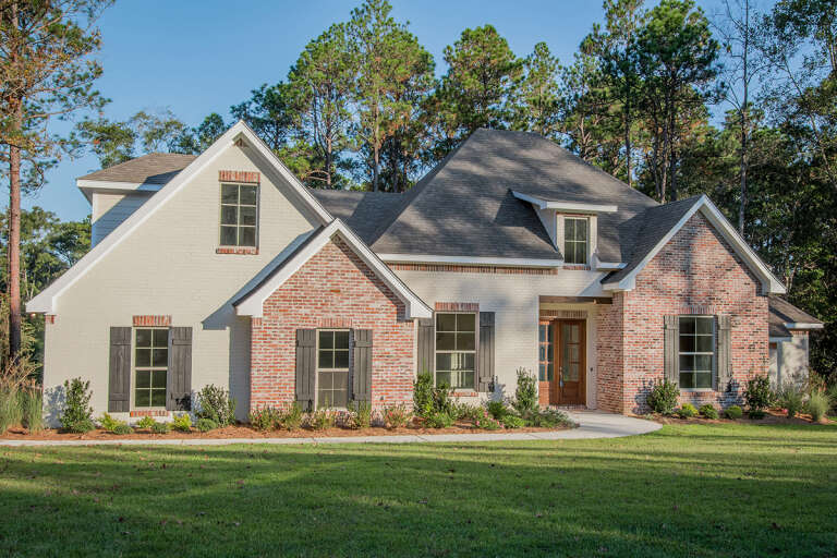 House Plan House Plan #16760 Angled Front Elevation
