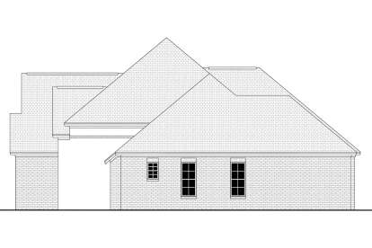 French Country House Plan #041-00106 Elevation Photo