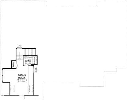 Bonus Room for House Plan #041-00106