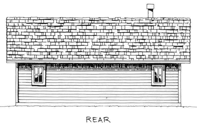 Cottage House Plan #1907-00017 Elevation Photo