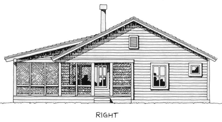 Cottage House Plan #1907-00017 Elevation Photo