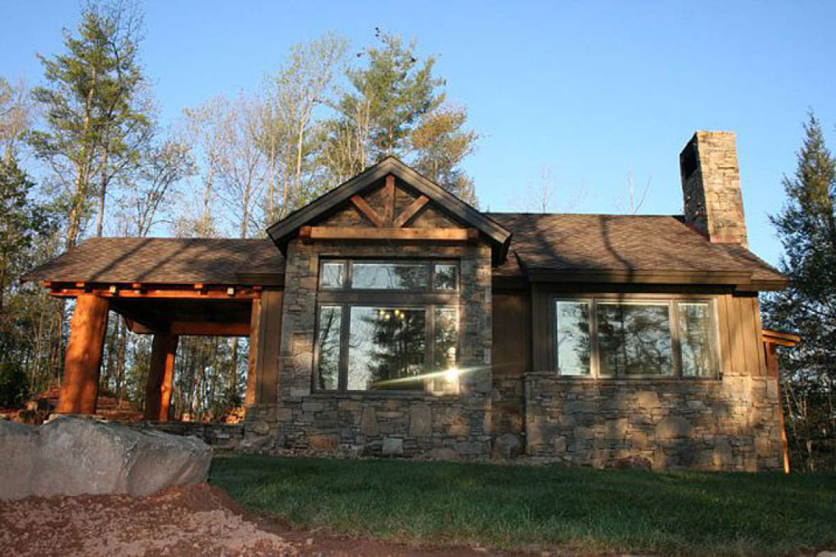 Cabin Plan: 681 Square Feet, 2 Bedrooms, 2 Bathrooms - 1907-00018