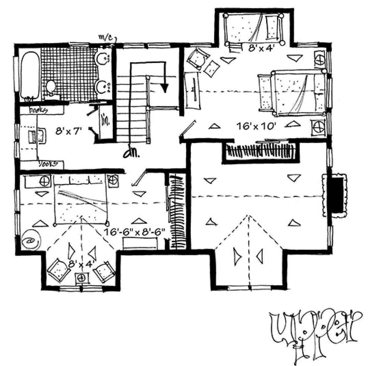 Floorplan 2 for House Plan #1907-00020