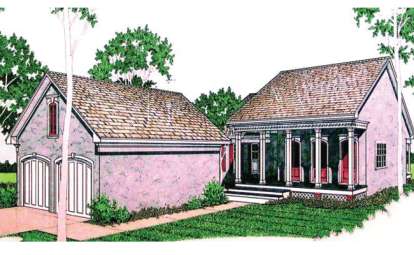 Traditional House Plan #048-00072 Elevation Photo