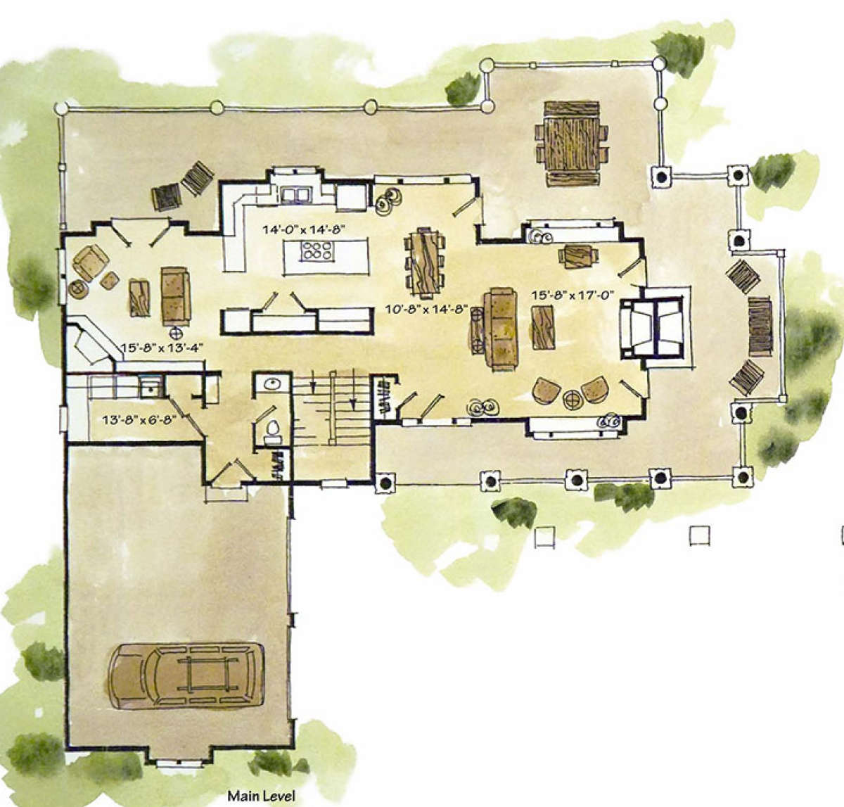 Floorplan 1 for House Plan #1907-00022