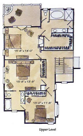 Floorplan 2 for House Plan #1907-00022