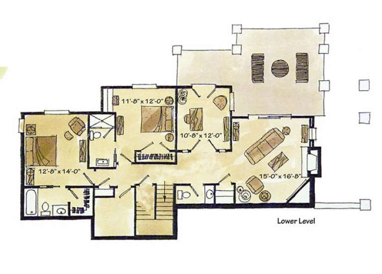 House Plan House Plan #16770 Drawing 3