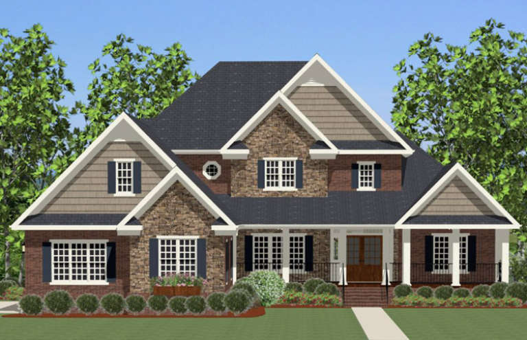 House Plan House Plan #16774 Front Elevation