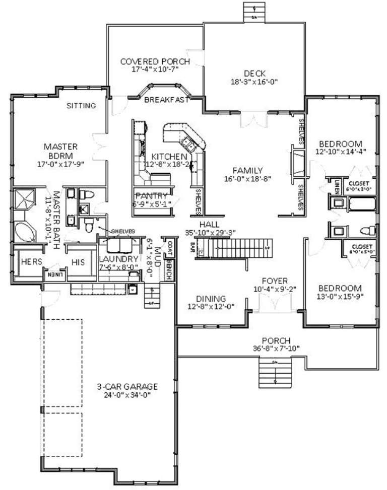 House Plan House Plan #16774 Drawing 1