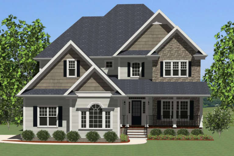 House Plan House Plan #16775 Front Elevation
