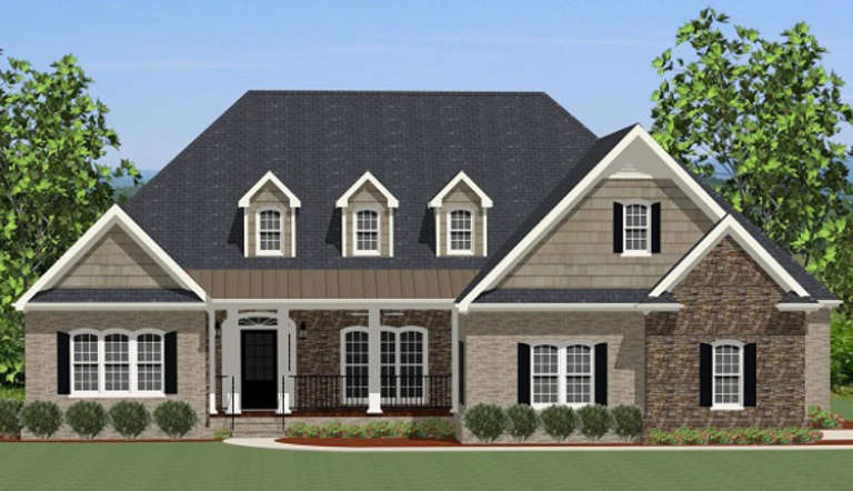 House Plan House Plan #16776 Front Elevation