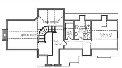 Floorplan 2 for House Plan #6819-00032