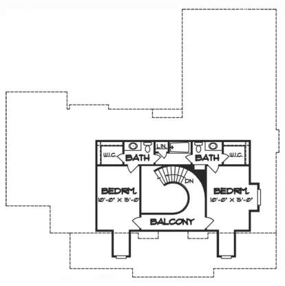 Floorplan 2 for House Plan #6819-00033