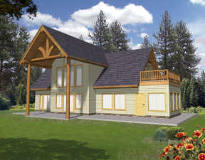 Northwest House Plan #039-00342 Elevation Photo