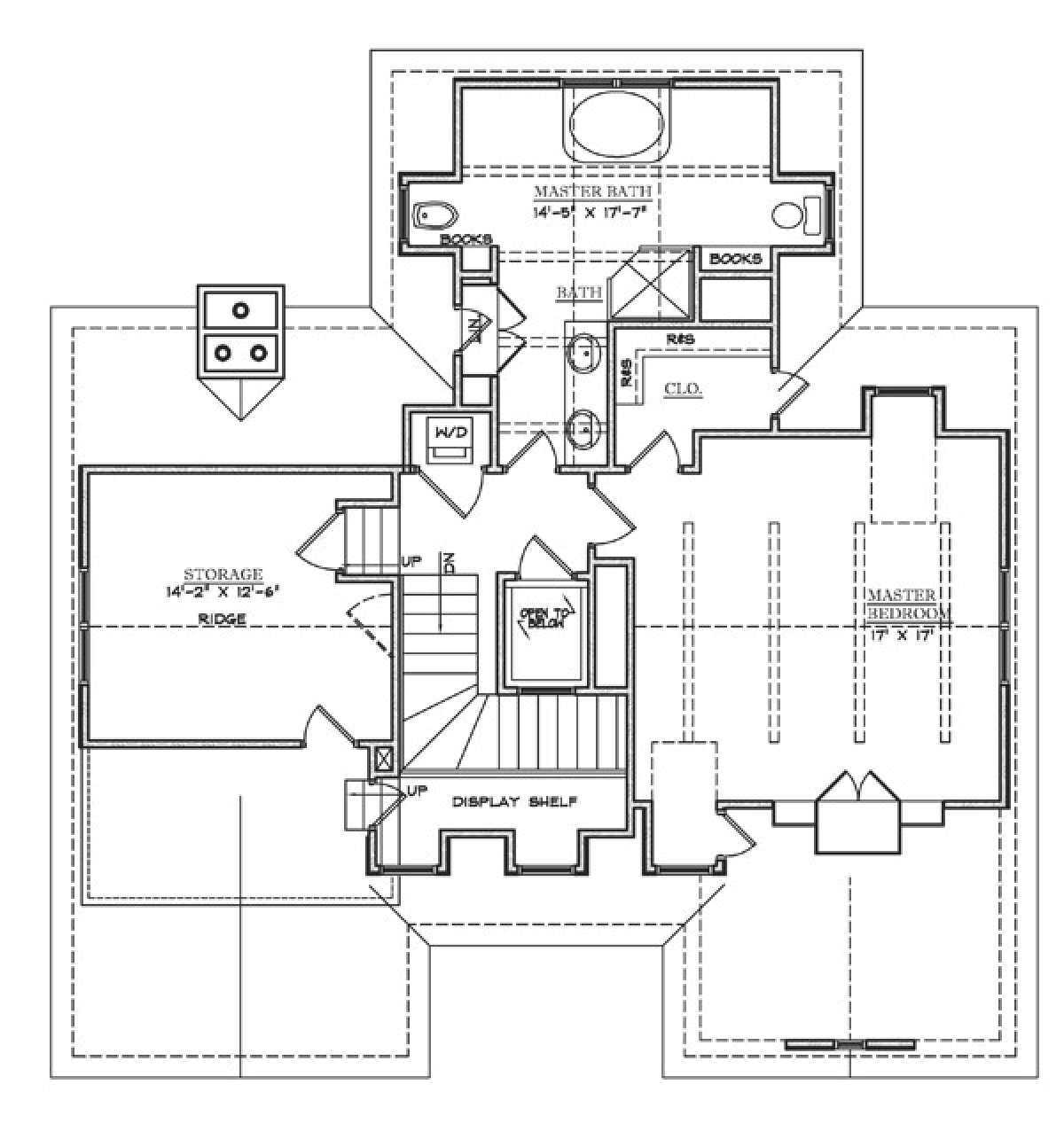 Floorplan 2 for House Plan #6819-00034