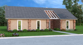 Ranch House Plan #048-00227 Elevation Photo
