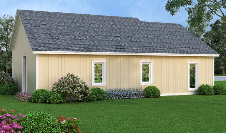 Contemporary House Plan #048-00228 Elevation Photo
