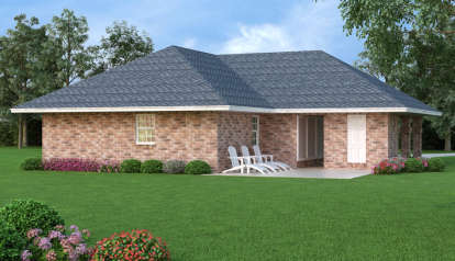 Ranch House Plan #048-00229 Elevation Photo