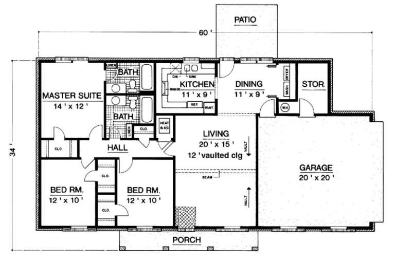 House Plan House Plan #16788 Drawing 1