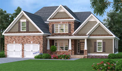 Traditional House Plan #009-00241 Elevation Photo