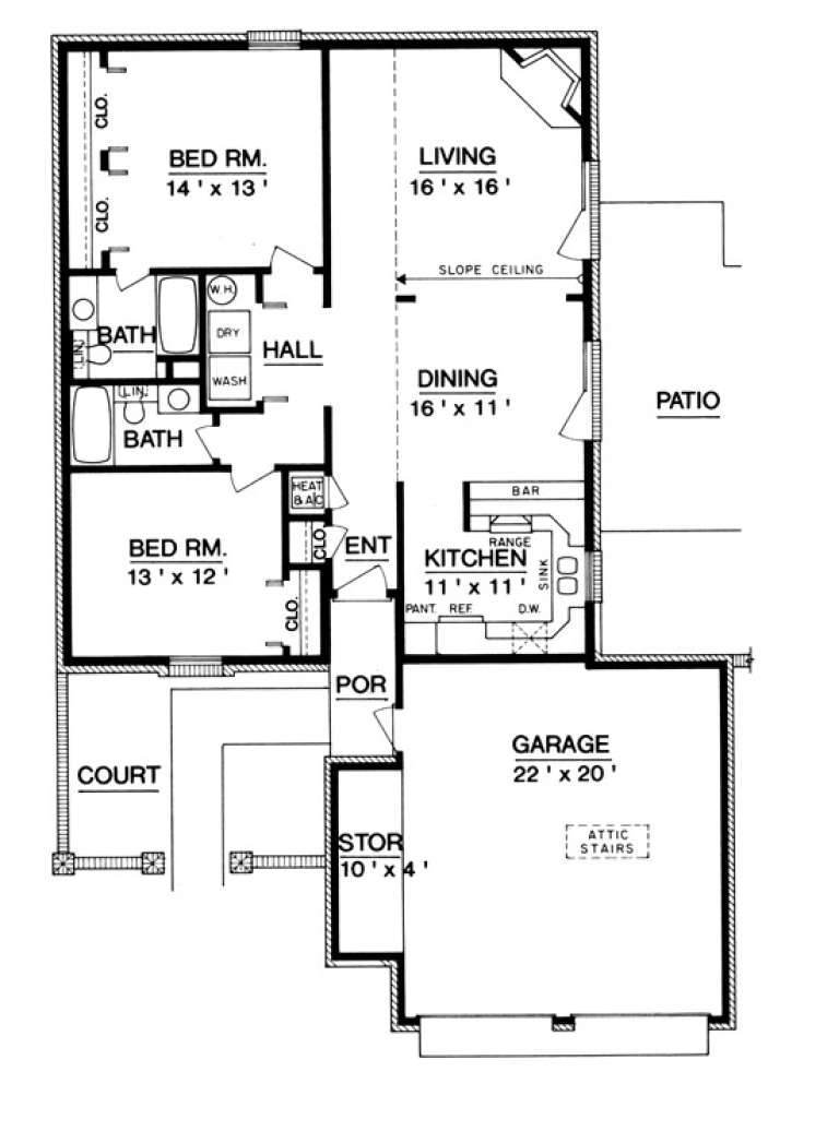House Plan House Plan #16791 Drawing 1