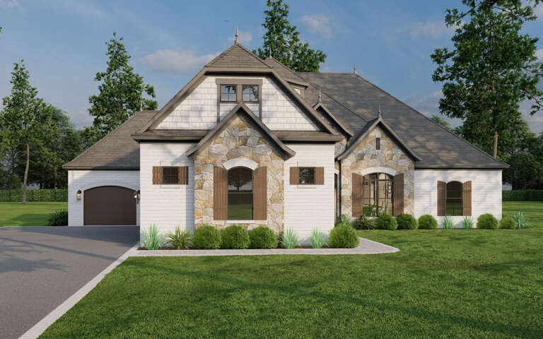 House Plan House Plan #16794 Front Elevation 
