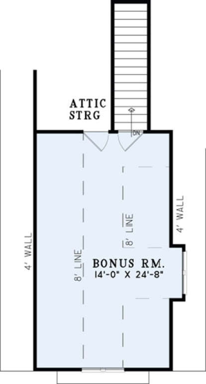 Bonus Room for House Plan #110-01008