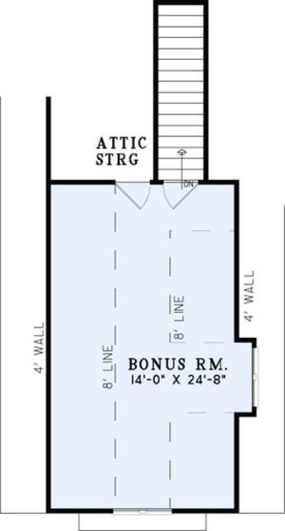Bonus Room for House Plan #110-01008