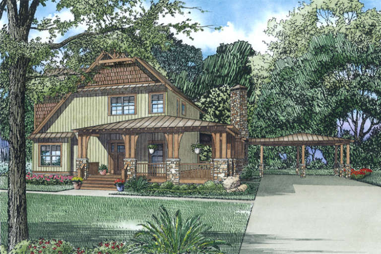 House Plan House Plan #16799 Front Elevation
