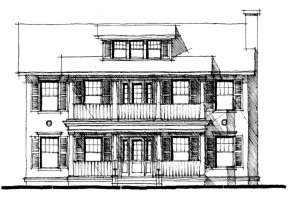 Charleston House Plan #028-00017 Elevation Photo